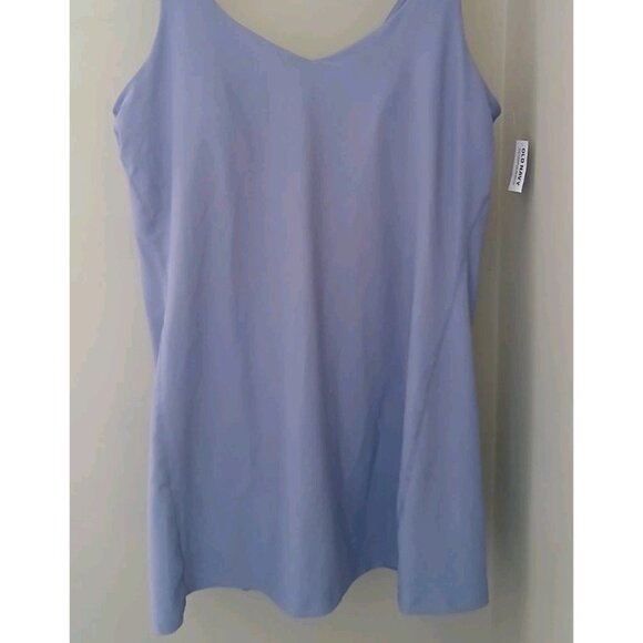 New Old Navy Sleeveless PowerSoft Performance Mini Dress Size 2X Purple Bra - Picture 3 of 9
